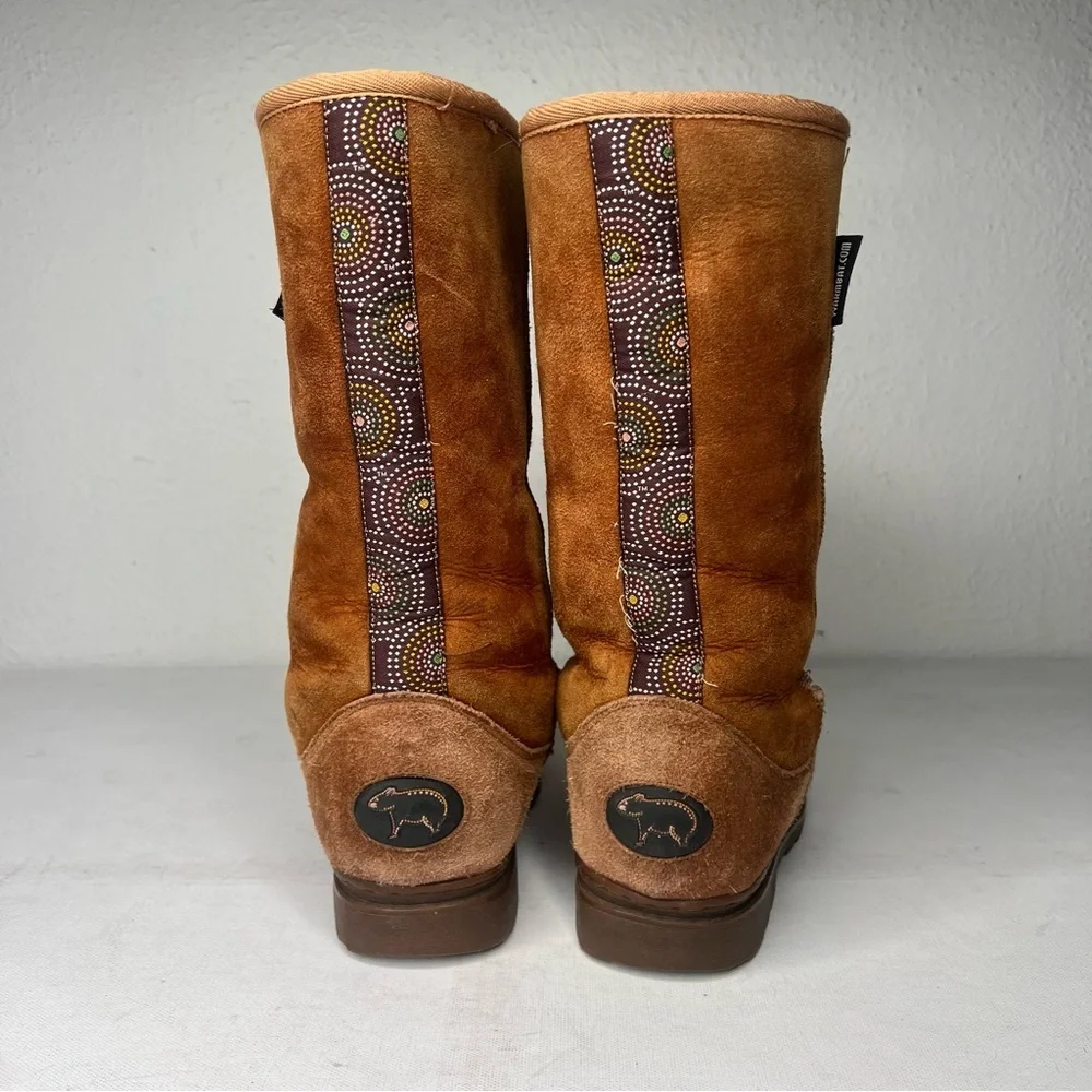 Warmbat Australia tan Sherpa mid calf boots